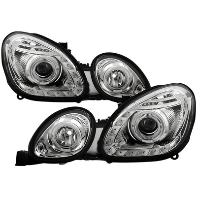 SPYDER Xtune Lexus GS300/GS400/GS430 98-05 Halogen Only Halo Projector Headlights Chrome PRO-JH-LGS98-LED-C 9027833