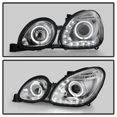 SPYDER Xtune Lexus GS300/GS400/GS430 98-05 Halogen Only Halo Projector Headlights Chrome PRO-JH-LGS98-LED-C 9027833