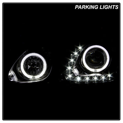 SPYDER Xtune Lexus GS300/GS400/GS430 98-05 Halogen Only Halo Projector Headlights Chrome PRO-JH-LGS98-LED-C 9027833