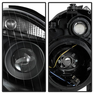 SPYDER xTune Mercedes Benz W211 E -Class E320 03-09 Projector Headlights - Black PRO-JH-MBW21103-BK 9036668