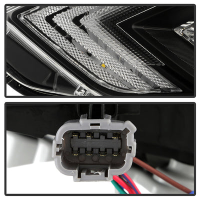 SPYDER xTune 16-18 Nissan Altima Sequential LED High/Low Headlights - Black (PRO-JH-NA16-SB-LED-BK) 9950643