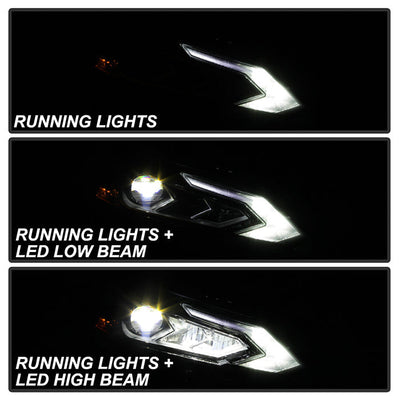 xTune Nissan Altima 19-20 4Dr w High Beam LED Projector Headlight- OE Right PRO-JH-NA20-HBA-LED-OE-R 9949395