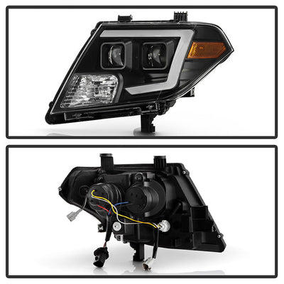 SPYDER xTune Nissan Frontier 09-20 Projector Headlights - Light Bar DRL - Black 9051395