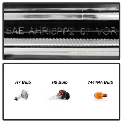 SPYDER xTune Nissan Frontier 09-20 Projector Headlights - Light Bar DRL - Black 9051395