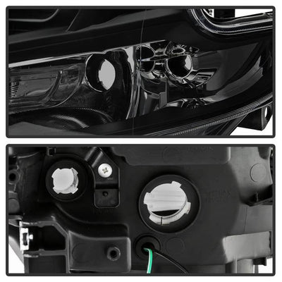 SPYDER xTune 09-14 Nissan Maxima Halogen LED Light Bar Projector Headlights - Smoke (PRO-JH-NM09-LB-BSM) 9043062