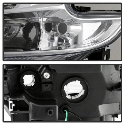 SPYDER xTune 09-14 Nissan Maxima Halogen LED Light Bar Projector Headlights - Chrome (PRO-JH-NM09-LB-C) 9043079