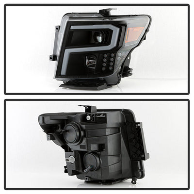 Xtune Nissan Titan (Halogen Only) 06-20 Projector Headlights Black PRO-JH-NTI16-LBBRL-BK 9049224