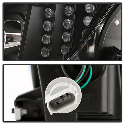 Xtune Nissan Titan (Halogen Only) 06-20 Projector Headlights Black PRO-JH-NTI16-LBBRL-BK 9049224