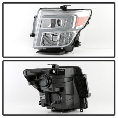 Xtune Nissan Titan (Halogen Only) 06-20 Projector Headlights Chrome PRO-JH-NTI16-LBBRL-C 9049248