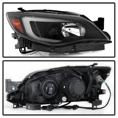 SPYDER xTune Subaru Impreza WRX Halogen Only 08-14 Projector Headlights Black PRO-JH-SI08-LBDRL-BK 9039379