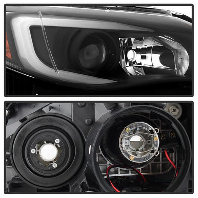 SPYDER xTune Subaru Impreza WRX Halogen Only 08-14 Projector Headlights Black PRO-JH-SI08-LBDRL-BK 9039379
