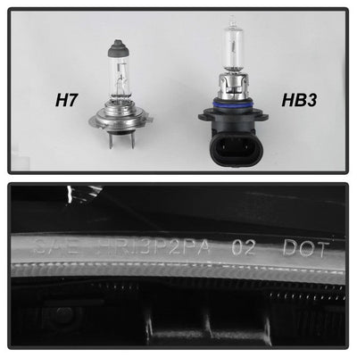 SPYDER xTune Subaru Impreza WRX Halogen Only 08-14 Projector Headlights Black PRO-JH-SI08-LBDRL-BK 9039379