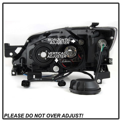 SPYDER xTune Subaru Impreza WRX Halogen Only 08-14 Projector Headlights - Chrome PRO-JH-SI08-LBDRL-C 9039362