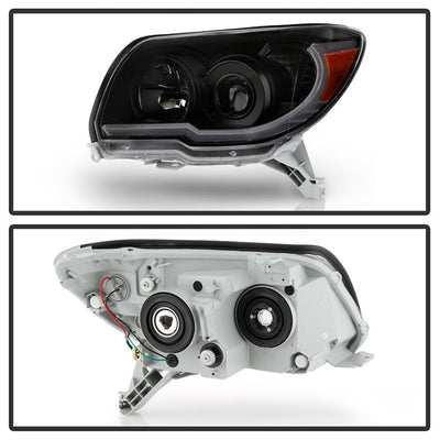 SPYDER Xtune Toyota 4Runner 06-09 LED Light Bar Projector Headlights 9046858