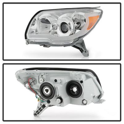 Xtune Toyota 4Runner 06-09 LED Light Bar Projector Headlights - Chrome 9046865