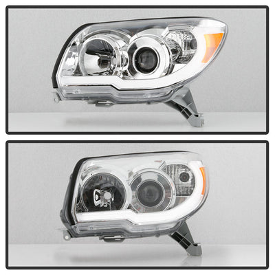 Xtune Toyota 4Runner 06-09 LED Light Bar Projector Headlights - Chrome 9046865