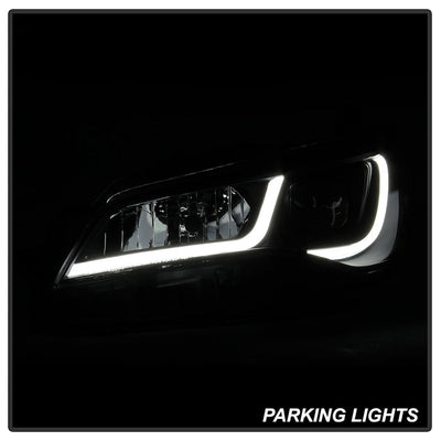 SPYDER xTune 15-17 Toyota Camry Halo Model Only LED Light Bar Proj Headlights - Blk - PRO-JH-TCAM15-LB-BK 9047237