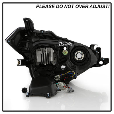 SPYDER xTune 14-16 Toyota Corolla w/LED DRL (OE Style) Headlights - Black w/ Chrome (PRO-JH-TCOL14-LED-BK) 9950605