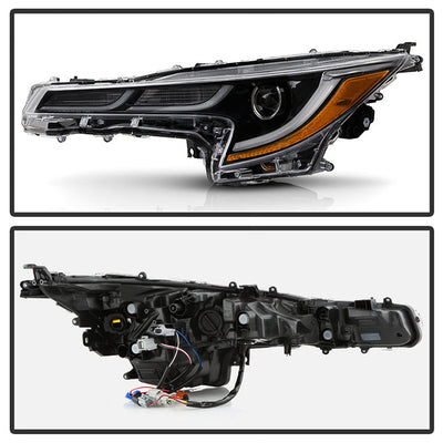 xTune US Built Toyota Corolla 18-20 L LE LED Proj Headlights-SE Style Black PRO-JH-TCOL20LUS-LED-BK 9949326