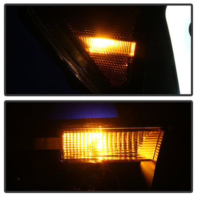 SPYDER Xtune Toyota Tundra 07-13 LED Light Bar Projector Headlights Black PRO-JH-TTU07-LED-BK 9027888