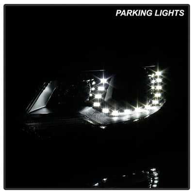 SPYDER VW Tiguan 12-17 LED/DRL Projector Headlights Chrome PRO-JH-VWT12-LED-C 9948527