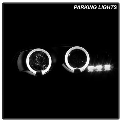 Spyder BMW E46 3-Series 00-03 2DR 1PC Projector Headlights LED Halo LED Blk PRO-YD-BMWE46-2D-HL-BK 5008923