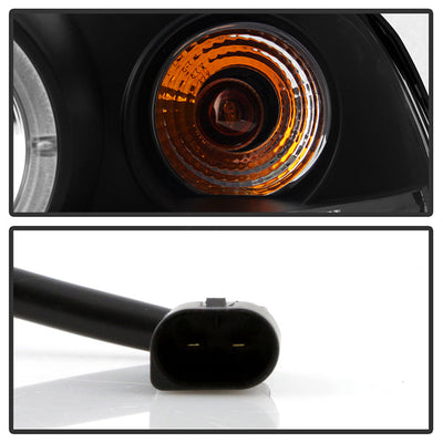 Spyder BMW E46 3-Series 00-03 2DR 1PC Projector Headlights LED Halo LED Blk PRO-YD-BMWE46-2D-HL-BK 5008923