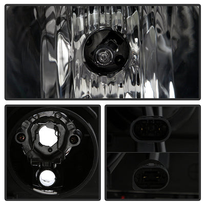 Spyder BMW E46 3-Series 02-05 4DR Projector Headlights 1PC LED Halo Blk PRO-YD-BMWE4602-4D-AM-BK 5042415