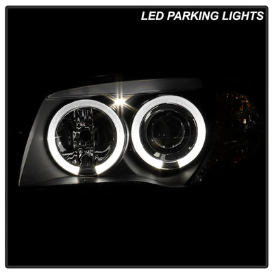 Spyder BMW E87 1-Series 08-11 Projector Headlights LED Halo Black High H1 Low H7 PRO-YD-BMWE87-HL-BK 5008985