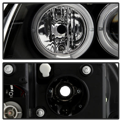 Spyder BMW E87 1-Series 08-11 Projector Headlights LED Halo Black High H1 Low H7 PRO-YD-BMWE87-HL-BK 5008985