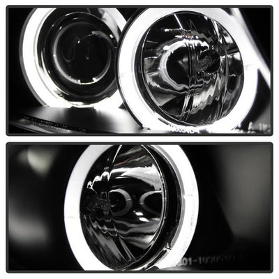 Spyder BMW E90 3-Series 06-08 Projector LED Halo Amber Reflctr Rplc Bulb Blk PRO-YD-BMWE9005-AM-BK 5009005