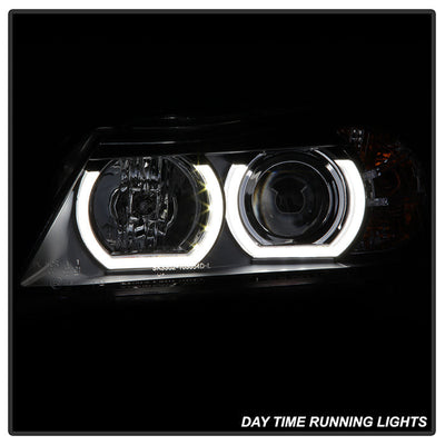 Spyder BMW E90 3-Series 06-08 4DR Headlights - AFS HID Only - Black PRO-YD-BMWE9005V2-AFSHID-BK 5083838
