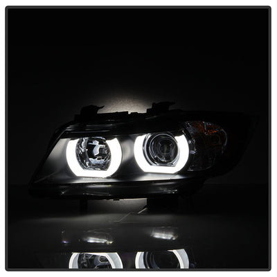 Spyder BMW E90 3-Series 06-08 4DR Headlights - AFS HID Only - Black PRO-YD-BMWE9005V2-AFSHID-BK 5083838
