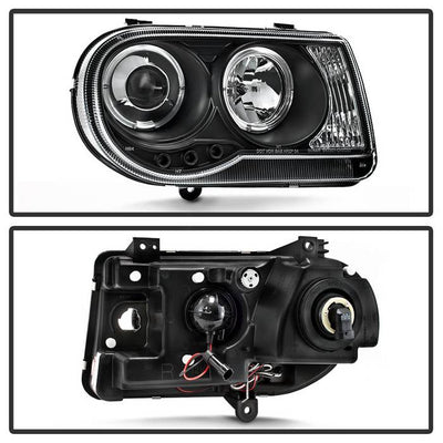 Spyder Chrysler 300C 05-10 Projector Headlights LED Halo LED Blk (Not Included) PRO-YD-C300C-HL-BK 5009135