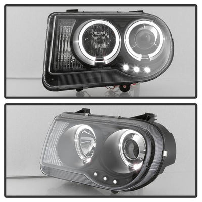 Spyder Chrysler 300C 05-10 Projector Headlights LED Halo LED Blk (Not Included) PRO-YD-C300C-HL-BK 5009135