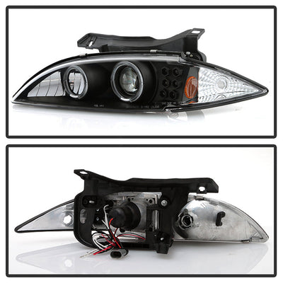 Spyder Chevy Cavalier 95-99 Projector Headlights LED Halo replaceanle LEDs Blk PRO-YD-CCAV95-BK 5009265