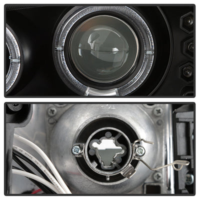 Spyder Chevy Cavalier 95-99 Projector Headlights LED Halo replaceanle LEDs Blk PRO-YD-CCAV95-BK 5009265