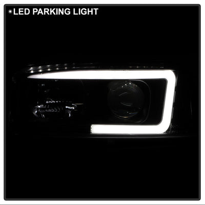 Spyder GMC Sierra 1500/2500/3500 99-06 V2 Projector Headlights - DRL - Black PRO-YD-CDE00V2-LB-BK 5084521