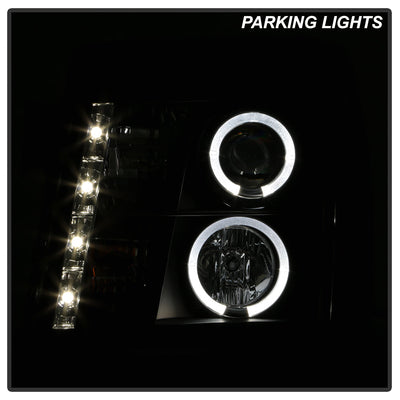 Spyder Cadillac Escalade 02-06 Projector Xenon/HID Model- LED Halo DRL Blk PRO-YD-CE02-HID-DRL-BK 5042286