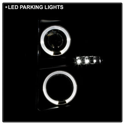 Spyder Chevy Silverado 1500 07-13 Projector Headlights LED Halo LED Blk PRO-YD-CS07-HL-BK 5009494