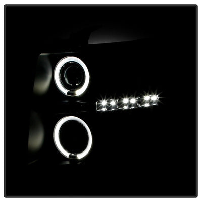 Spyder Chevy Silverado 1500 07-13 Projector Headlights LED Halo LED Blk PRO-YD-CS07-HL-BK 5009494