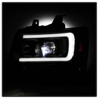 Spyder Chevy Suburban 1500/2500 07-14 Tahoe 07-14 LED Headlights Black PRO-YD-CSUB07V2PL-BK 5087515