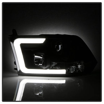 Spyder 09-16 Dodge Ram 1500 Version 2 Headlights Light Bar DRL Black PRO-YD-DR09V2-LBDRL-BK 5084811