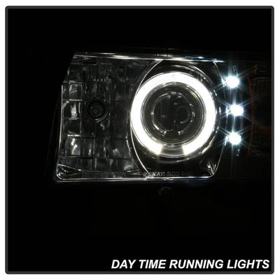 Spyder Dodge Ram 1500 94-01 94-02 Projector Headlights LED Halo LED Chrm PRO-YD-DR94-HL-AM-C 5010094