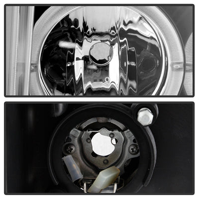 Spyder Ford Escape 08-12 Projector Headlights Halogen Model Only - DRL Black PRO-YD-FES08-DRL-BK 5074225