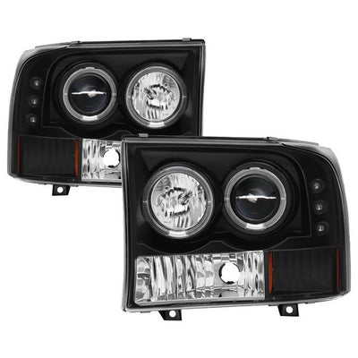 Spyder Ford F250 Super Duty 99-04 Projector Version 2 LED Halo LED Blk PRO-YD-FF25099-1P-G2-BK 5010339