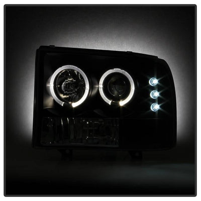 Spyder Ford F250 Super Duty 99-04 Projector Version 2 LED Halo LED Blk PRO-YD-FF25099-1P-G2-BK 5010339