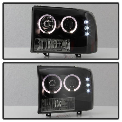 Spyder Ford F250 Super Duty 99-04 Projector Version 2 LED Halo LED Blk Smke PRO-YD-FF25099-1P-G2-BSM 5078452