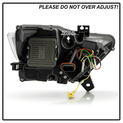 SPYDER 15-17 Ford Mustang LED Headlights - Black (PRO-YD-FM15AP-GRSB-SET-BK) 5089335