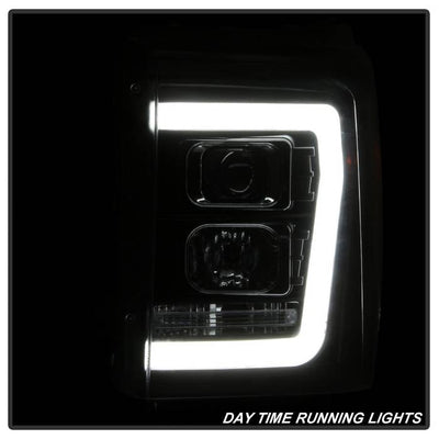 Spyder Ford F-250/F-350/F450 Super Duty 11-16 V2 Projector Headlights - Black (PRO-YD-FS11V2-LB-BK) 5084460